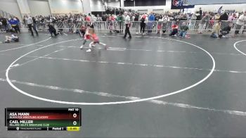 67 lbs Cons. Round 1 - Asa Mann, Black Fox Wrestling Academy vs Cael Miller, Millard South Wrestling Club