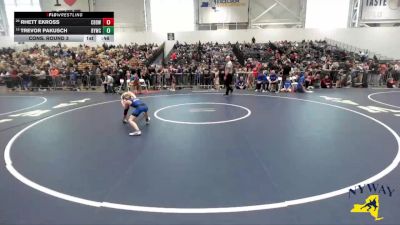 75 lbs Cons. Round 3 - Rhett Ekross, Cato Blue Devils Wrestling vs Trevor Pakusch, Brockport Youth Wrestling Club