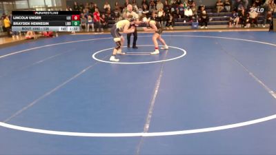138 lbs Round 2 - Brayden Hennegin, Liberty North vs Lincoln Unger, Lincoln Southeast