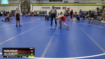 JV-16 lbs Round 2 - Kaleb Dakolios, Assumption, Davenport vs Skylar Mehlert, Union, LaPorte City