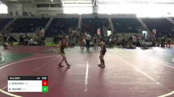 57 lbs Quarterfinal - Cato Rickel, Team Aggression vs Nixon Herrera, Rough House WC