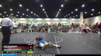 170 lbs Round 5 (8 Team) - Tito Solorzano, Southside Mafia vs Calogero Mazzrillo, Backyard Boyz White