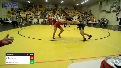 119-A lbs Semifinal - Jedd Patitz, Grove vs Noah Morris, Salina