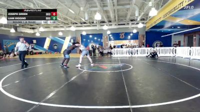 285 lbs Round 1 (8 Team) - Liam Higgins, Alpha Dogs vs Joseph Green, Socs