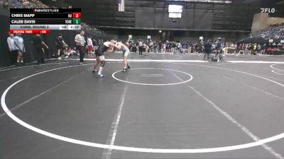 174 lbs Cons. Round 2 - Chris Mapp, Newman vs Caleb Davis, York (Neb.)