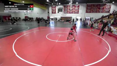 113 lbs 1st Place Match - Andy Reyes, Jr., Team Thunder vs Rickey Orsborn, Chaparral High School