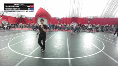 190 lbs Cons. Round 3 - Caden Anderson, West Salem Bangor Wrestling vs Carter McDaniel, Wrestling Factory