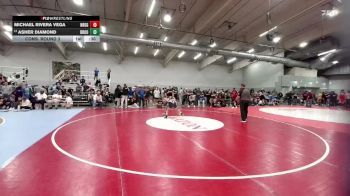 126 lbs Cons. Round 3 - Michael Rivera Vega, Northridge vs Asher Diamond, Broomfield