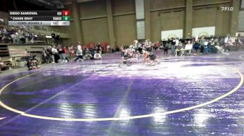 126 lbs Cons. Round 3 - Chase Gray, Francis Howell Central vs Diego Sandoval, Garden City