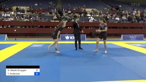 Natasha Nikole Druggan vs Talia Anderson 2024 Pan IBJJF Jiu-Jitsu No-Gi Championship