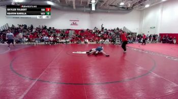 215 lbs Cons. Round 3 - Skyler Tolbert, Palmer Ridge vs Keaton Barilla, Valor Christian