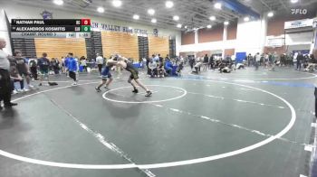 165 lbs Champ. Round 3 - Nathan Paul, Bakersfield Christian vs Alexandros Kosmitis, St John Bosco
