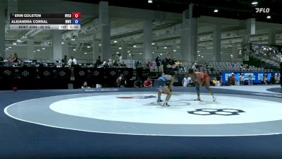 50 kg Quarters - Erin Golston, Nyac vs Alejandra Corral, Menlo Wrestling Club