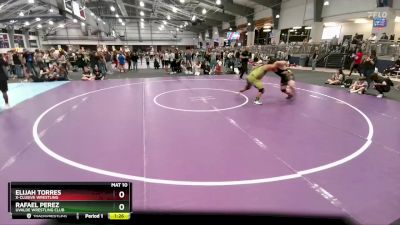 200 lbs Semifinal - Elijah Torres, X-CLUSIVE Wrestling vs Rafael Perez, Uvalde Wrestling Club