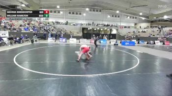 144 lbs Placement (4 Team) - George Emendorfer, Baylor School vs William Hamilton, McCallie School