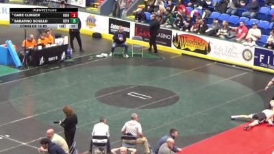 124 lbs Consi Of 16 #2 - Gabe Clinger, Redbank Valley vs Sabatino Sciullo, Reynolds