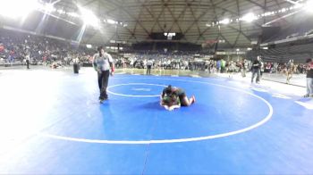 185 lbs Cons. Round 1 - Tehnorah Mauga, Franklin Pierce Cardinal Wrestling Club vs Hope French, Gig Harbor Grizzlies Wrestling Club