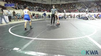Quarterfinal - Cael Pritchard, Bristow Youth Wrestling vs Cutter Hamlett, HBT Grapplers