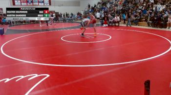 121 lbs Cons. Round 3 - Austin Sanders, Maple River/USC vs Keaten Marwede, BOLD