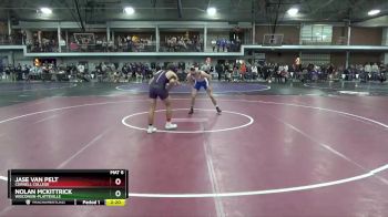 125 lbs Champ. Round 2 - Nolan McKittrick, Wisconsin-Platteville vs Jase Van Pelt, Cornell College