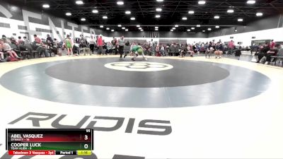 95 lbs 2nd Wrestleback (8 Team) - Cooper Luck, Team Alien vs Abel Vasquez, Dynasty