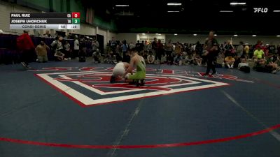 126 lbs Consolation - Paul Ruiz, CA vs Joseph Uhorchuk, TN