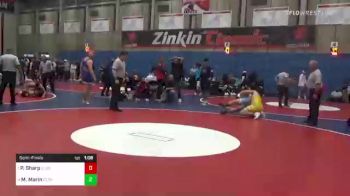 221 lbs Semifinal - Paul Sharp, Clovis North vs Mark Marin, Clovis