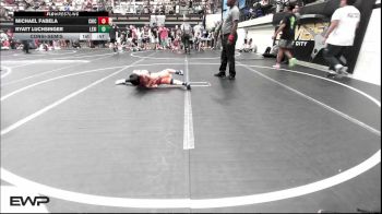 52 lbs Consolation - Michael Fabela, Chickasha Youth Wrestling vs Ryatt Luchsinger, Lexington Wrestling Club