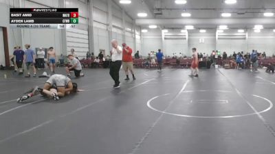 144 lbs Round 4 (10 Team) - Basit Amid, Mat Assassins Black vs Ayden Lamb, CHWHALE Blue