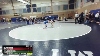 100lbs Cons. Round 4 - Olivia Cole, Eatonville (Girls) vs Khloe Denison, Tonasket (Girls)