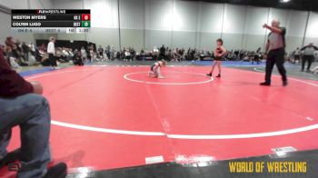 60 lbs Consi Of 4 - Weston Myers, OK Elite 12U 2 vs Colten Lugo, Best Trained 12U