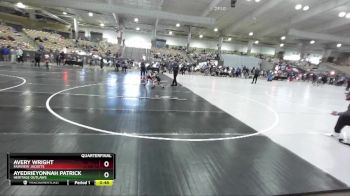 58 lbs Quarterfinal - Ayedrieyonnah Patrick, Heritage Outlaws vs Avery Wright, Fairview Jackets