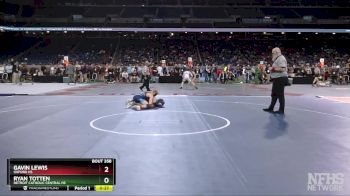 D1-106 lbs Cons. Semi - Ryan Totten, Detroit Catholic Central HS vs Gavin Lewis, Oxford HS