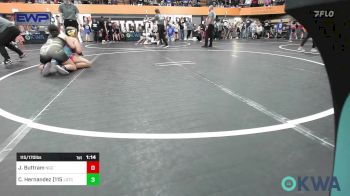 115/170 lbs Rr Rnd 2 - Jenntre Buttram, Norman Grappling Club vs Chantel Hernandez (115), Lone Grove Takedown Club