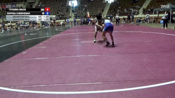 131 lbs Quarterfinal - Tiyanna Mack, Life University vs Sophia Chervenak, Unattached