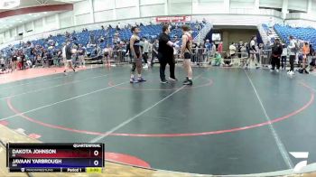 120 lbs Quarterfinal - Dakota Johnson, IN vs Javaan Yarbrough, OH