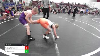 75 lbs Rr Rnd 1 - Reed Stephenson, Bristow Youth Wrestling vs Paisley Boyer, Tonkawa Takedown Club