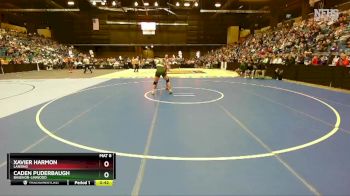 5A-150 lbs Cons. Round 1 - Xavier Harmon, Lansing vs Caden Puderbaugh, Basehor-Linwood