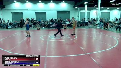 165 lbs Placement Matches (16 Team) - Tyde Nelsen, Iowa vs Kemble Maule, Washington