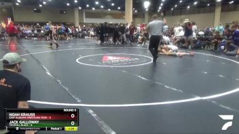 113 lbs Round 5 (6 Team) - Noah Krauss, East Alabama Wrestling Team vs Jack Galloway, Techfall Black