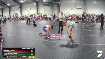 126 lbs Quarterfinal - Logan Dickman, BPAC vs Bryan Cates, COFFEE FAFO