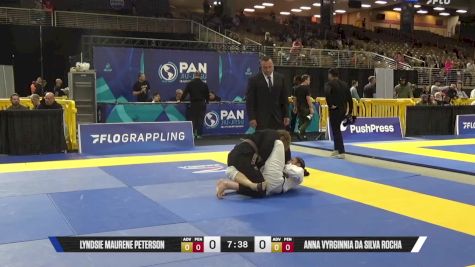 Anna Vyrginnia Da Silva Rocha vs Lyndsie Maurene Peterson 2025 Pan Jiu Jitsu IBJJF Championship