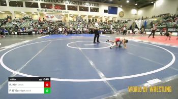 49 lbs Quarterfinal - Kyle Kim, Red Star Wrestling Academy vs Preston O`Gorman, Nebraska Elite