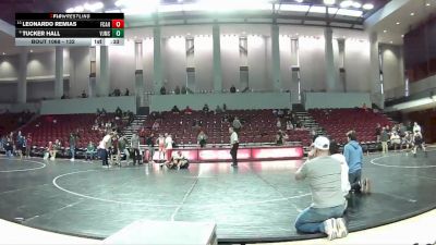 132 lbs Cons. Round 2 - Tucker Hall, Botetourt Training Center vs Leonardo Remias, Great Neck Wrestling Club