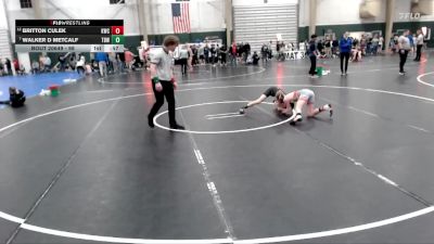 98 lbs Cons. Semi - Walker D Metcalf, The Best Wrestler vs Britton Culek, Kimball Wrestling Club