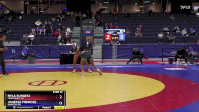 72 kg Round 3 - Nyla Burgess, Team Impact WC vs Vanessa Fonrose, Hamilton WC