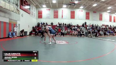 140 lbs Quarterfinal - Callie Curnutte, Northwest (Canal Fulton) vs Sophia Byers, Rootstown