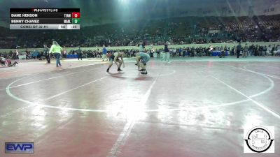 160 lbs Consi Of 32 #1 - Dane Henson, Team Guthrie Wrestling vs Benny Chavez, Marlow Outlaws Jh