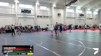 120 lbs Round 2 (8 Team) - Luke DeSantis, All American vs Cam Baker, Kiski Pride