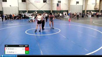 141 lbs Cons. Round 2 - Brock Bolling, Morningside (Iowa) vs Maximus Brabson, Western Colorado University